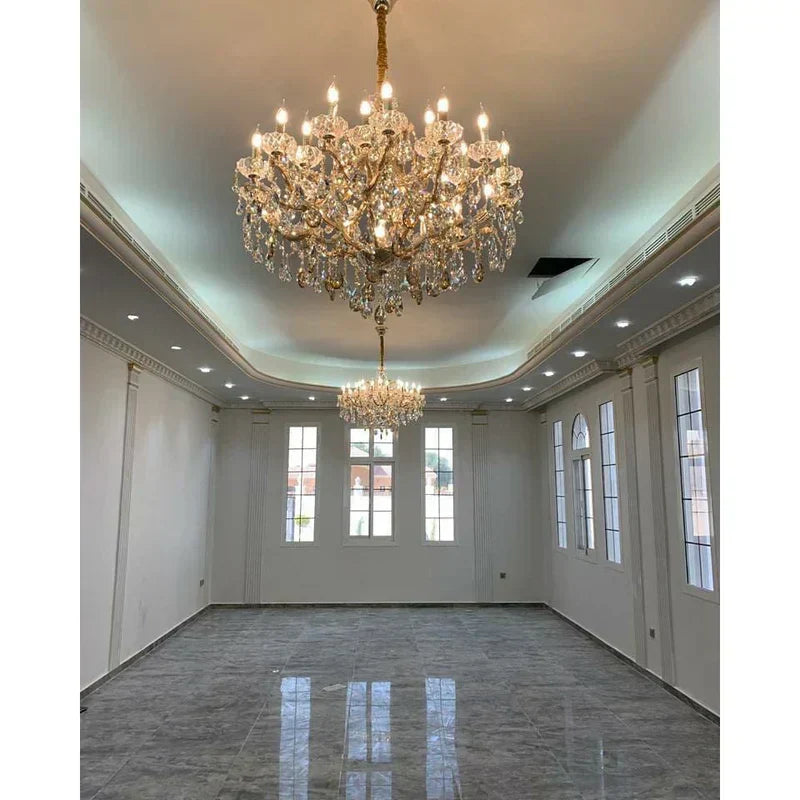 Allumage Extra Wide Classic Crystal Chandelier - Meetlighting