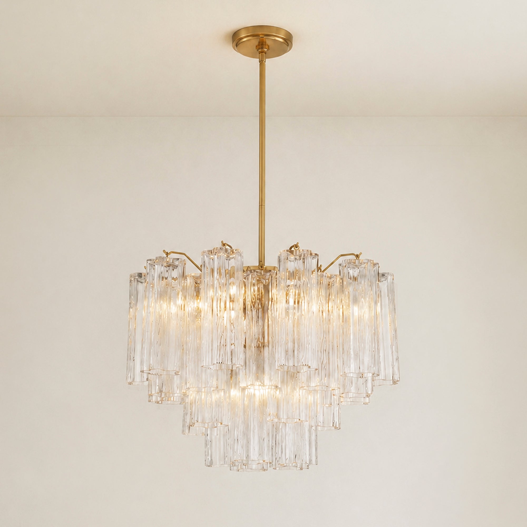 Addis Glass Chandelier by Meetlighting