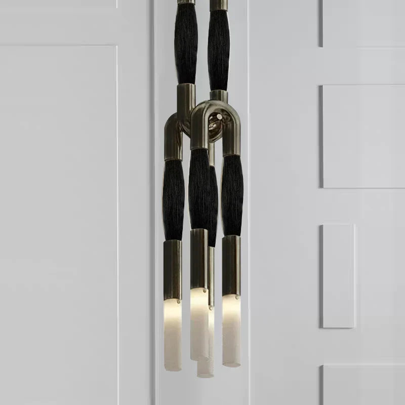 Antonia Horsehair Pendant 4-Light by Meetlighting