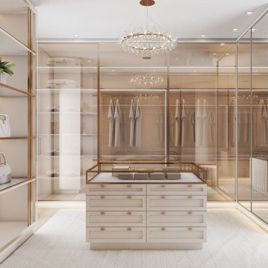 2 Wheel Frozen Ice Crystal Chandelier Light For Living Room Dining Hall-MEET LIGHTING