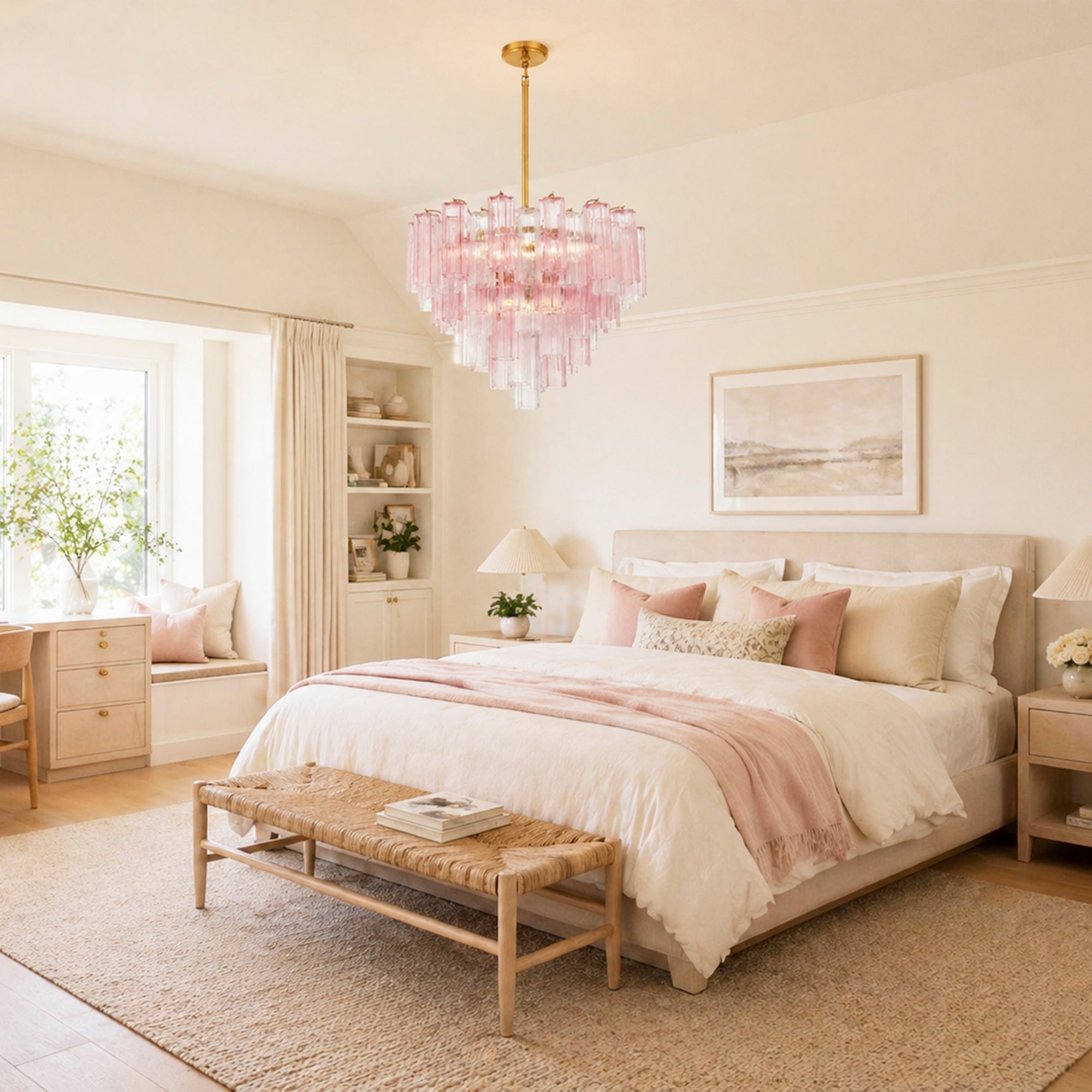 Addis Glass Chandelier by Meetlighting