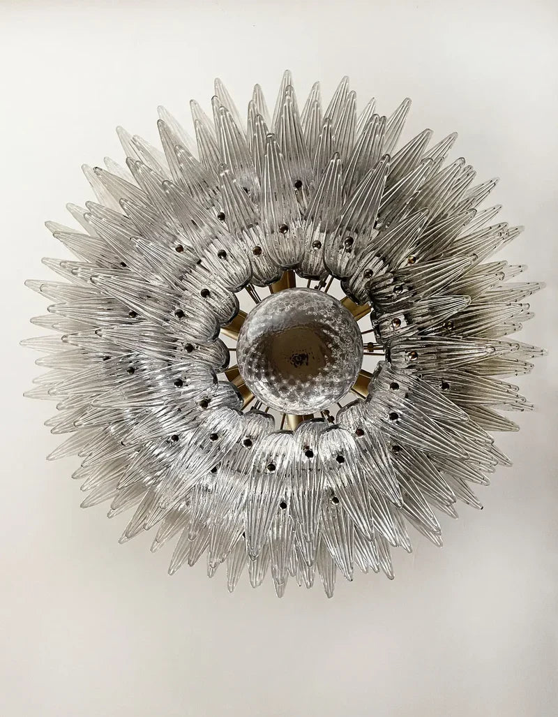 Murano Chandelier – Palmette – 163 glasses – Smoked by Meetlighting