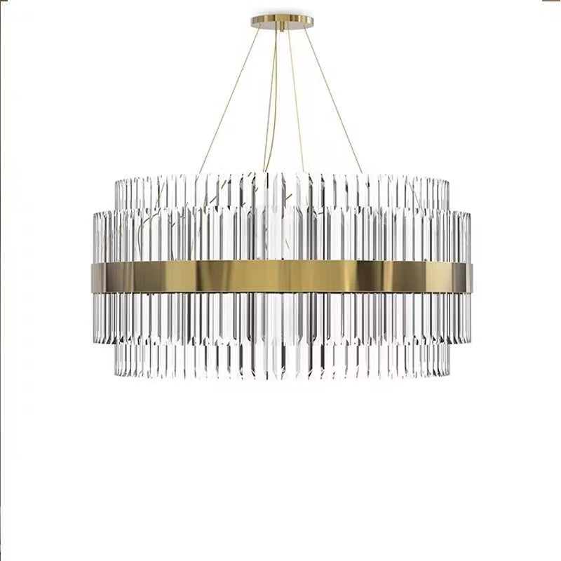 Modern Round Crystal Chandelier For Living Room/Bedroom-MEET LIGHTING