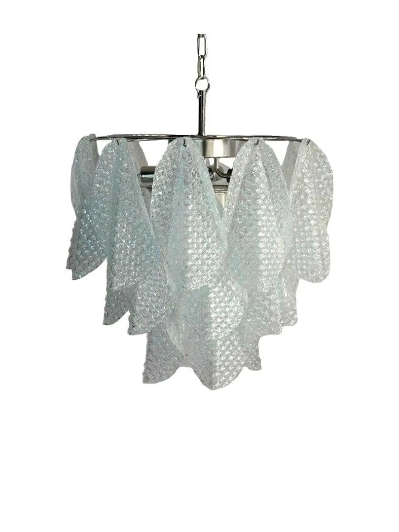 Murano Chandelier – 23 Rondini – Granigliar – Transparent by Meetlighting