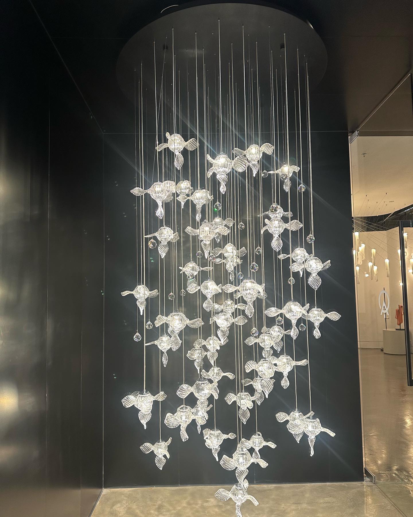 Modern Art Design Propeller-like Crystal Chandelier for Staircase/Villa/Foyer/High-ceiling Space-MEET LIGHTING