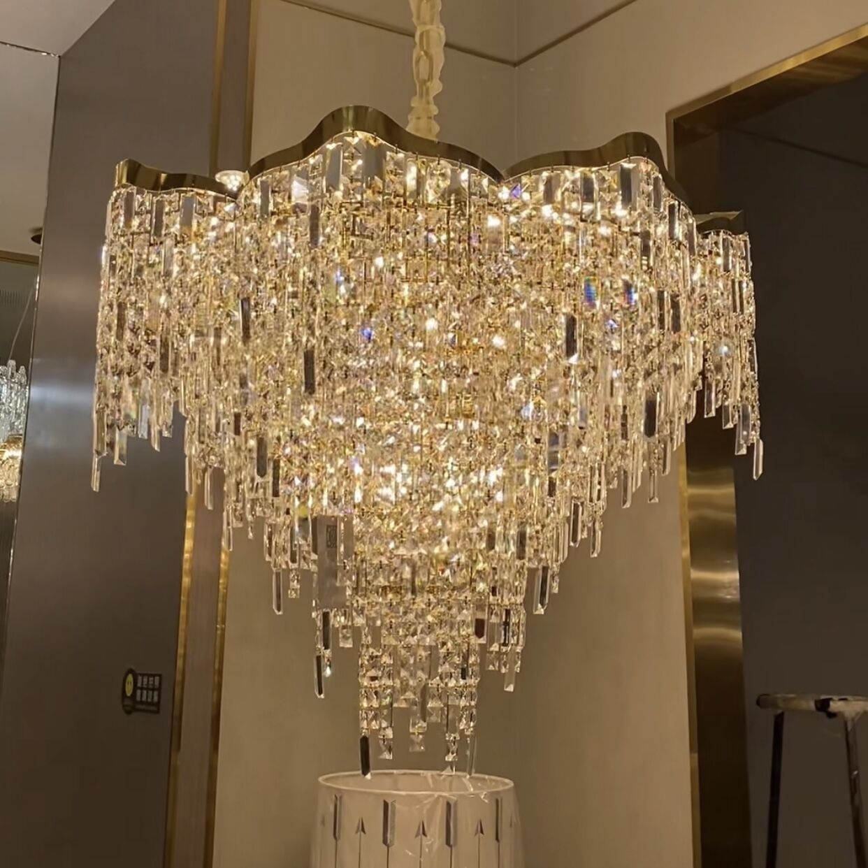 Crystal Tassel Chandelier Set For Living Room/Dining Room and Bedroom-MEET LIGHTING