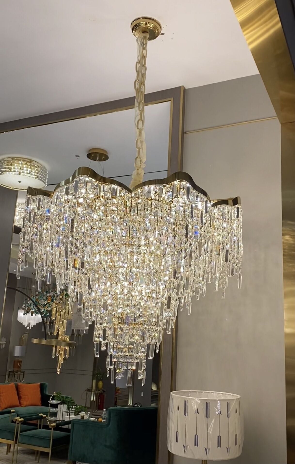 Crystal Tassel Chandelier Set For Living Room/Dining Room and Bedroom-MEET LIGHTING