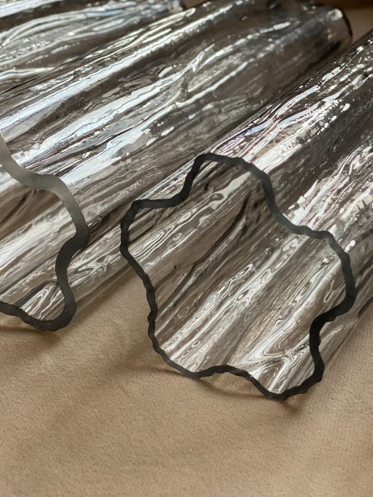 Murano Chandelier – 48 tubes – Smoked