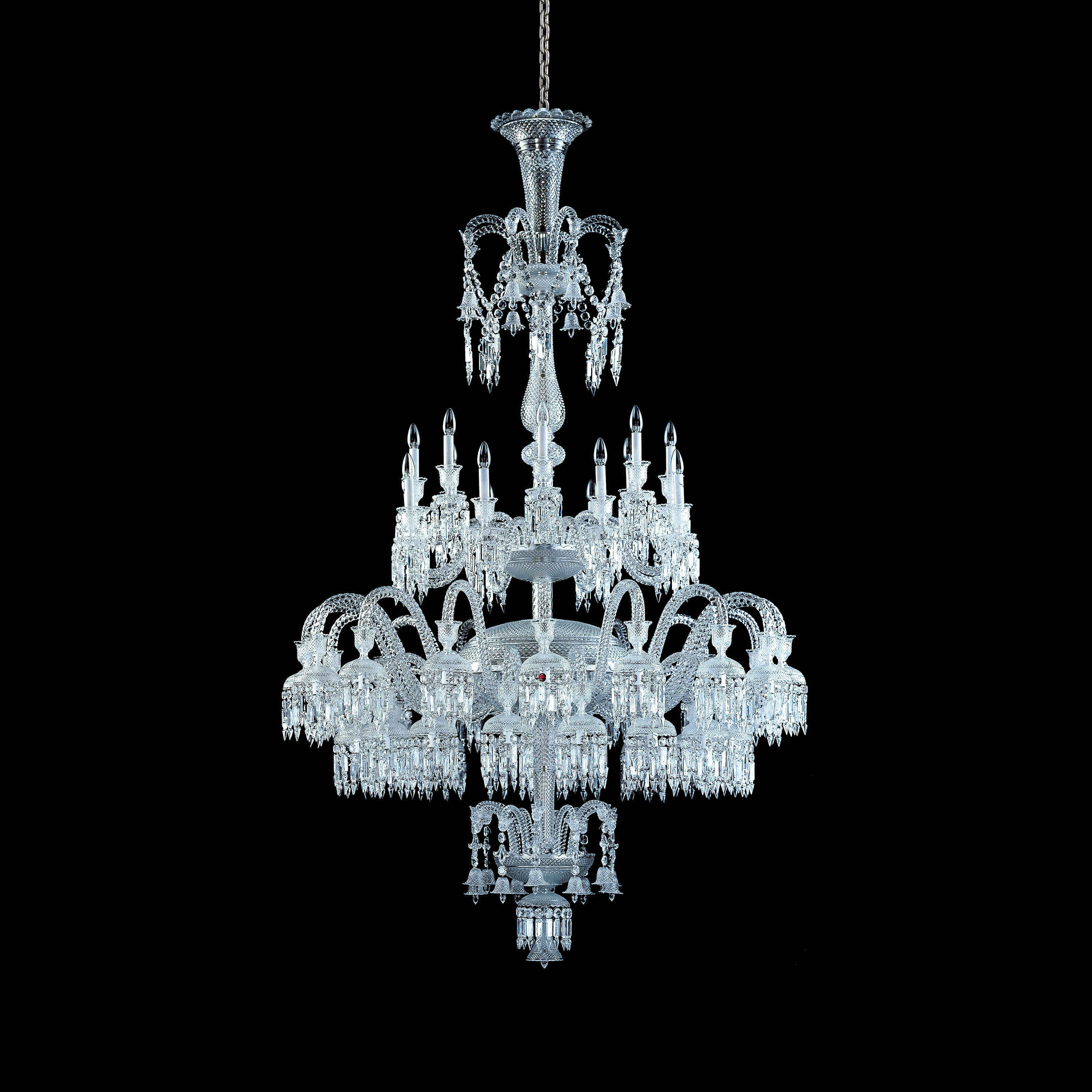 Luxury Royal Large Multi-layers Candle Crystal Chandelier For Living Room/Hall Decoration-MEET LIGHTING