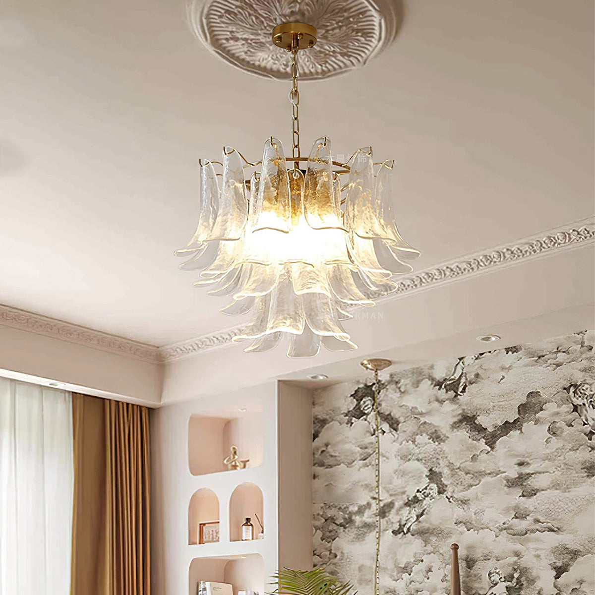 Murano Glass 3/4/5 Layer Chandelier
