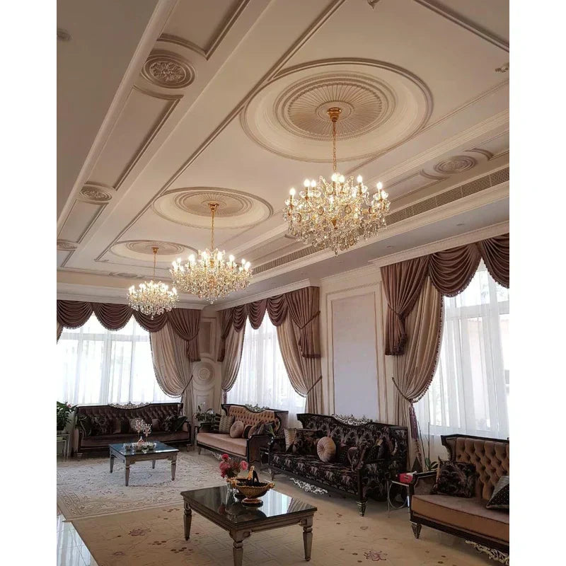 Allumage Extra Wide Classic Crystal Chandelier - Meetlighting
