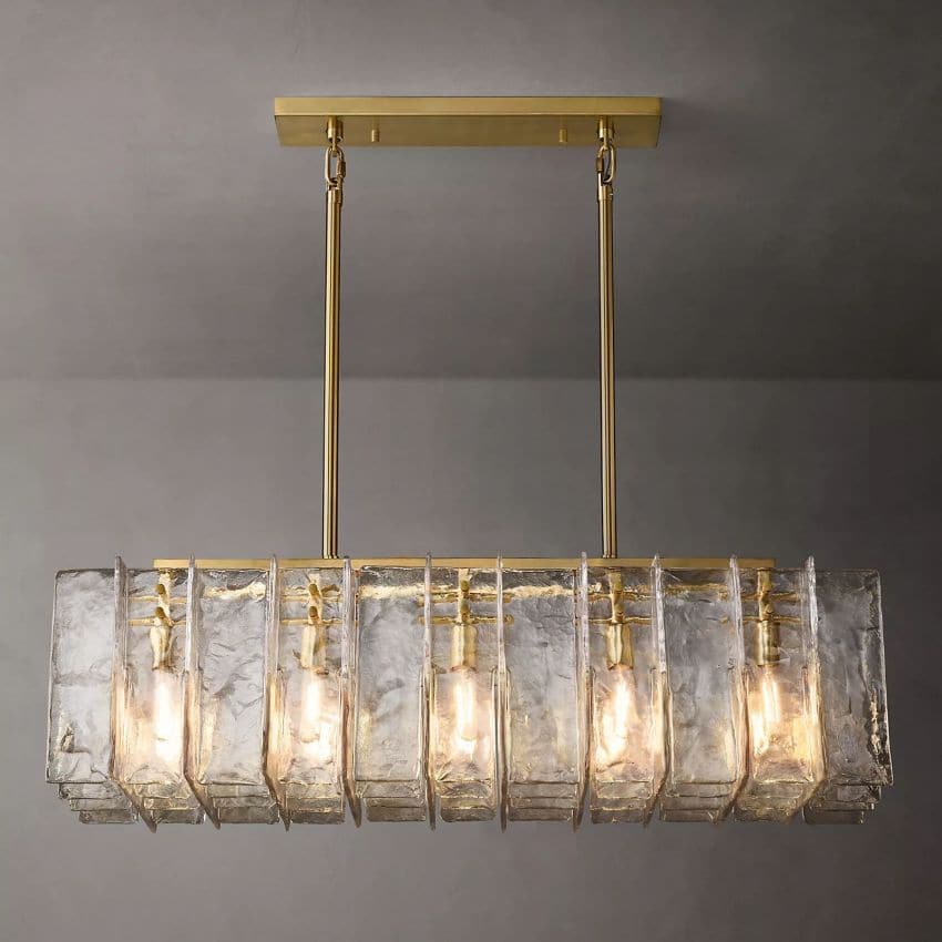 Lottice Linear Chandelier 49"