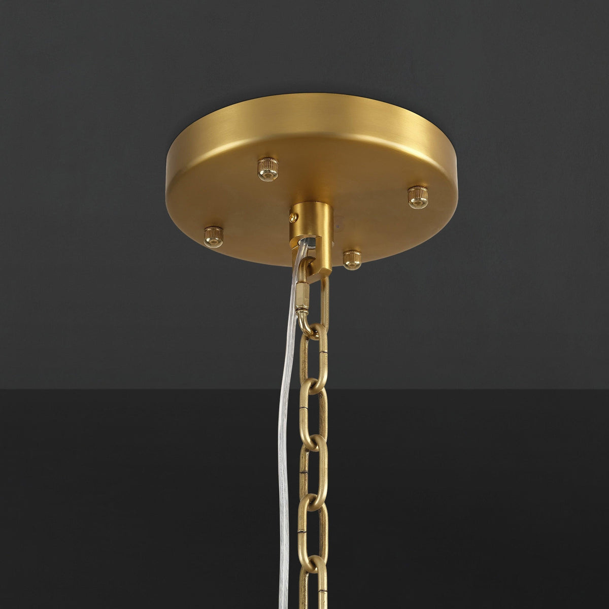 Santa 60 Inch Alabaster Round Chandelier