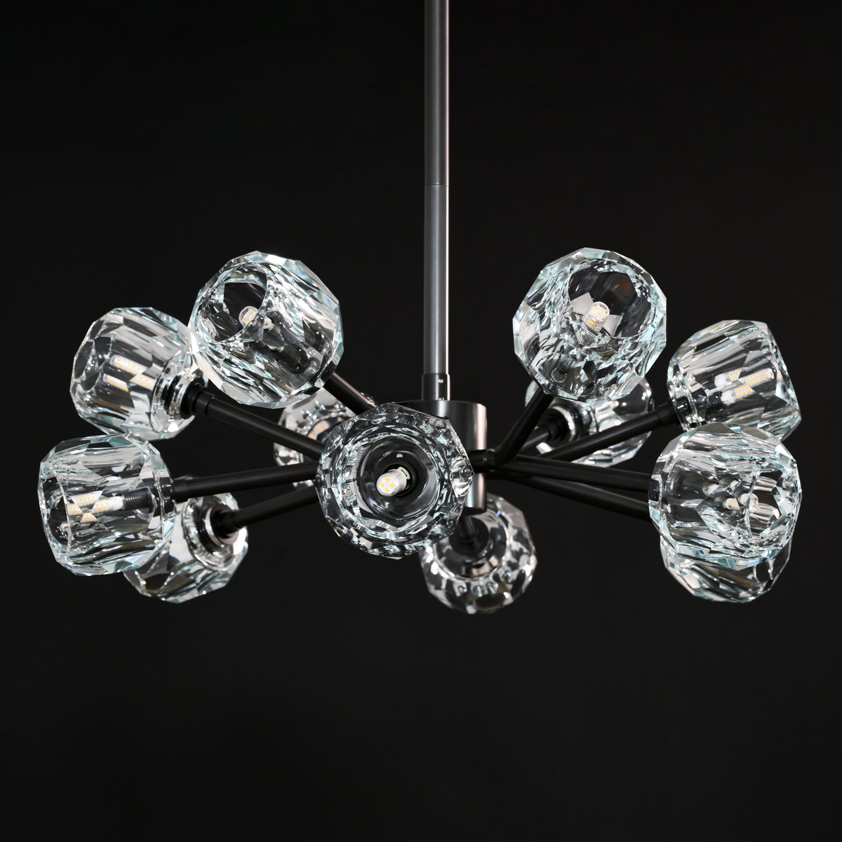 Lumerae 24 Inch Sputnik Globe Crystal Chandelier