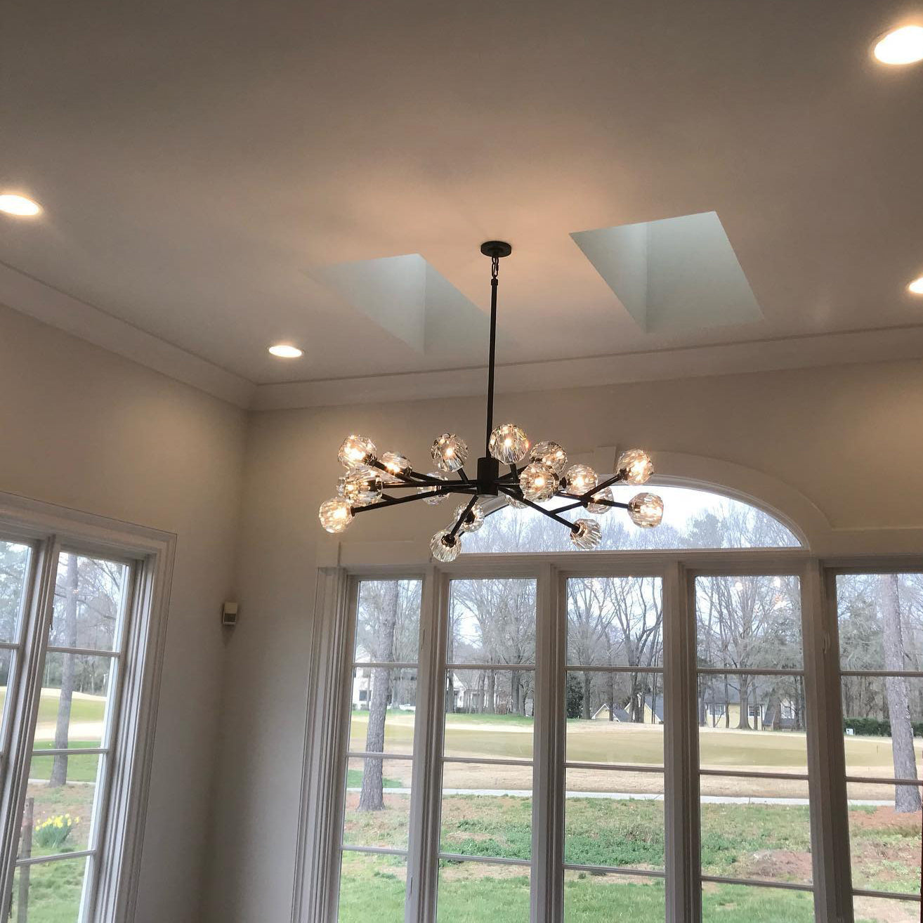 Lumerae 48 Inch Sputnik Globe Crystal Chandelier