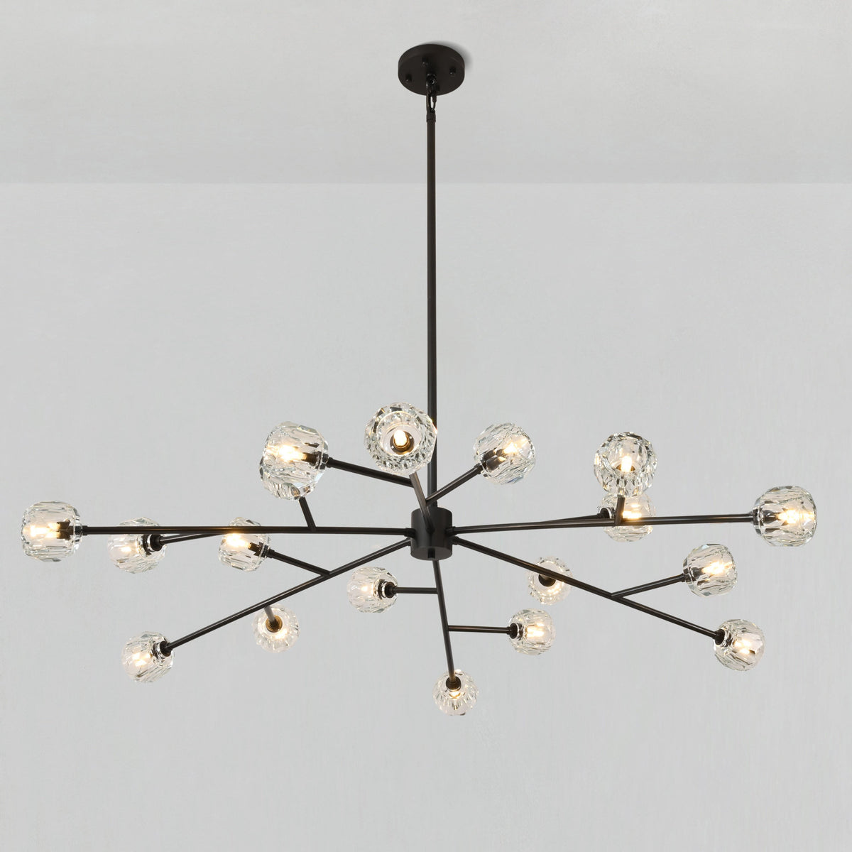 Lumerae 60 Inch Sputnik Globe Crystal Chandelier