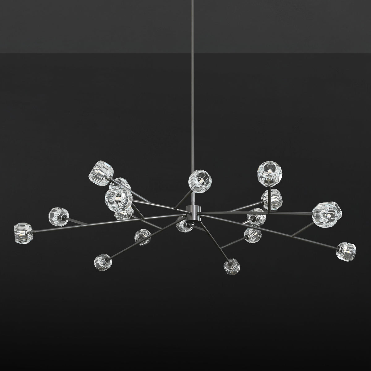 Lumerae 72 Inch Sputnik Globe Crystal Chandelier