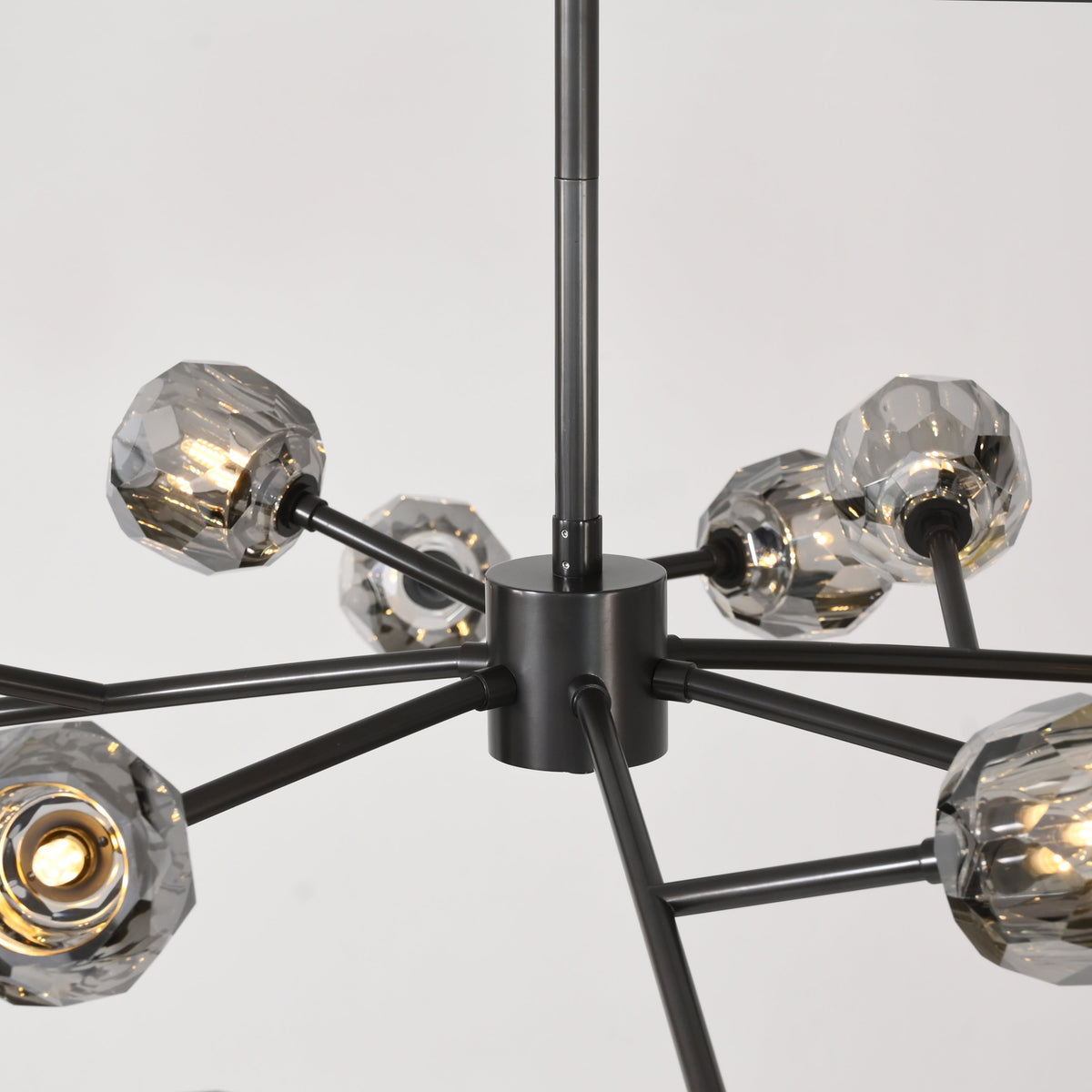 Lumerae 60 Inch Sputnik Globe Smoked Crystal Chandelier
