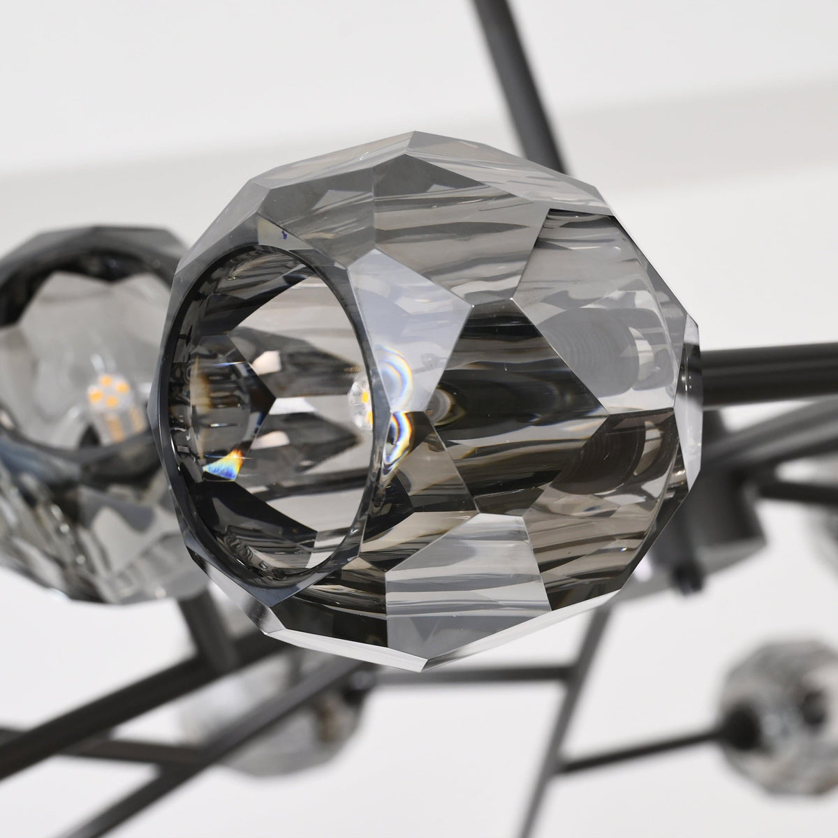 Lumerae 72 Inch Sputnik Globe Smoked Crystal Chandelier