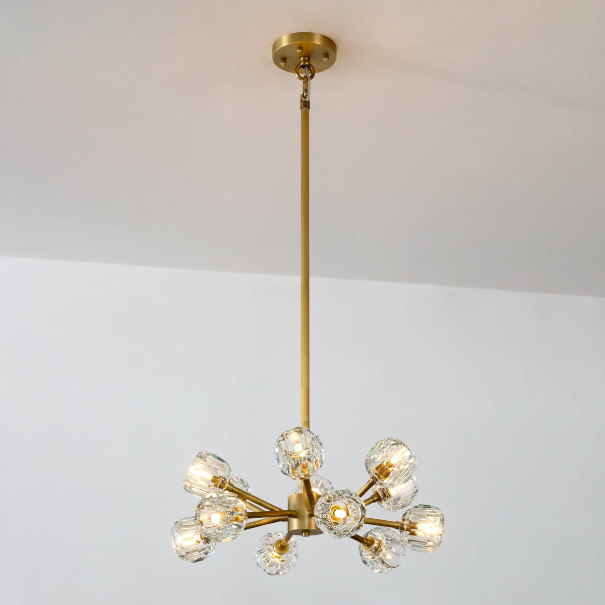 Lumerae 24 Inch Sputnik Globe Crystal Chandelier