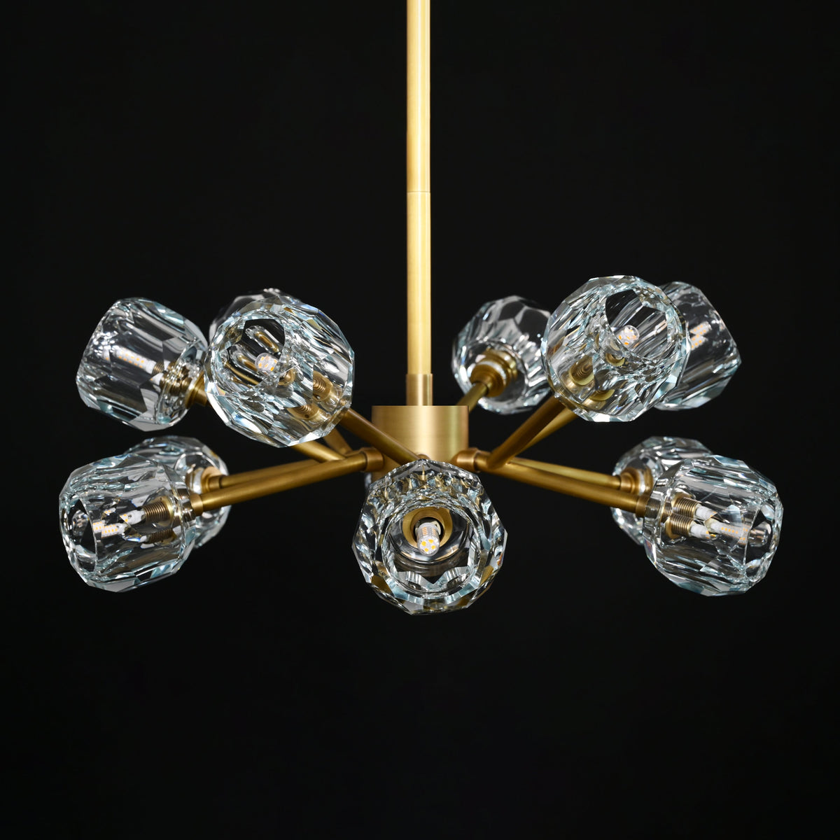 Lumerae 24 Inch Sputnik Globe Crystal Chandelier