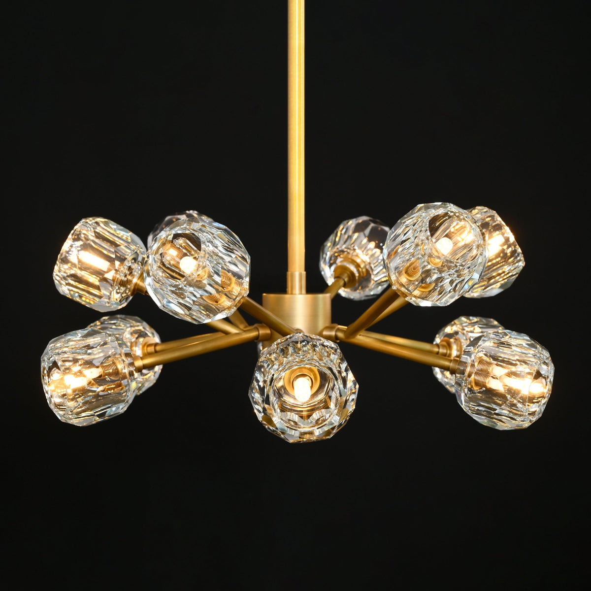 Lumerae 24 Inch Sputnik Globe Crystal Chandelier