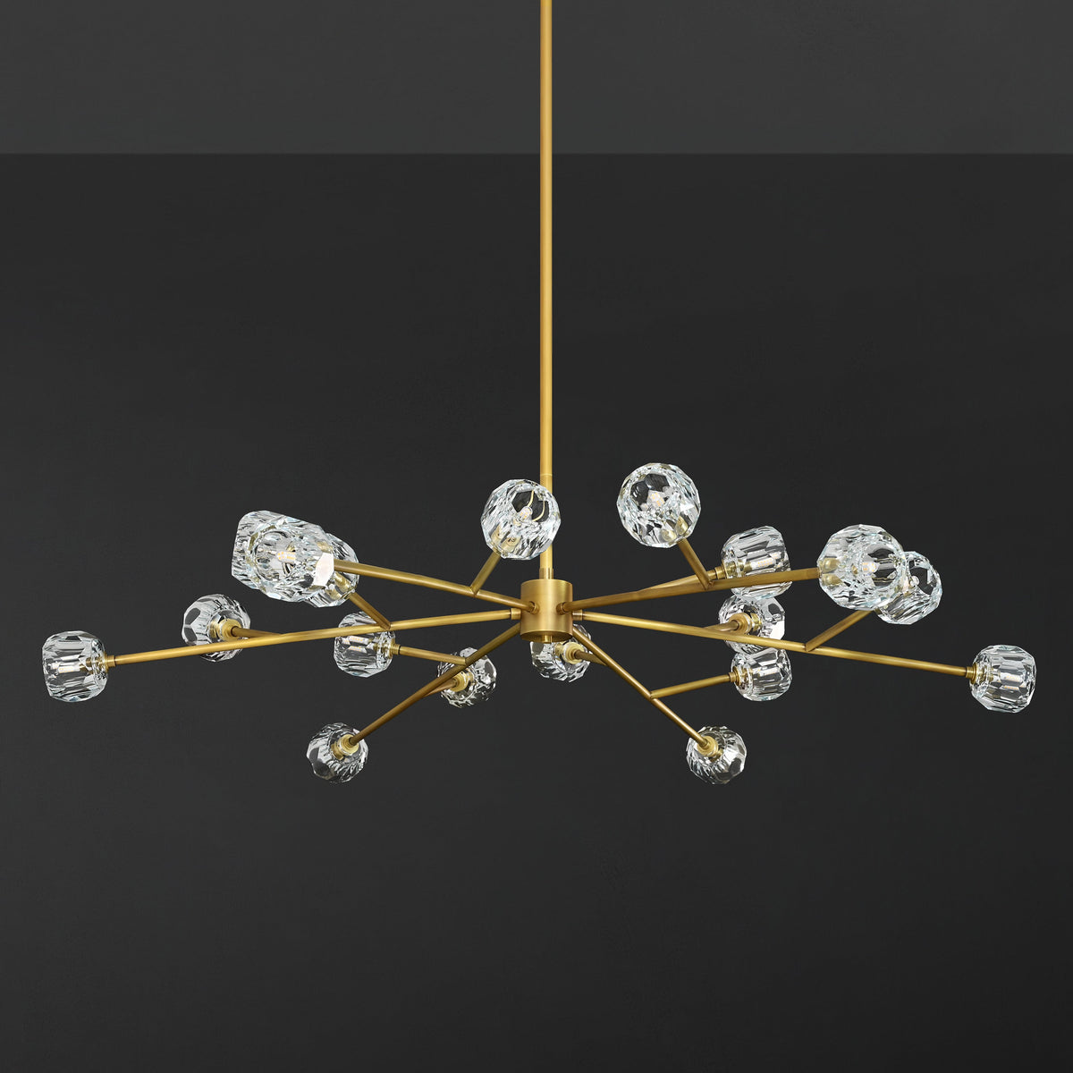 Lumerae 60 Inch Sputnik Globe Crystal Chandelier
