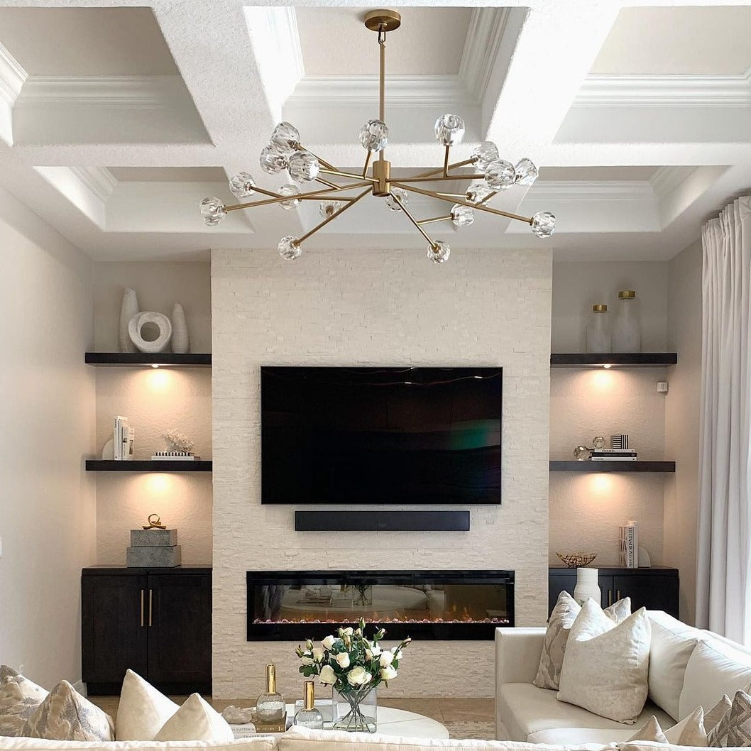 Lumerae 60 Inch Sputnik Globe Crystal Chandelier