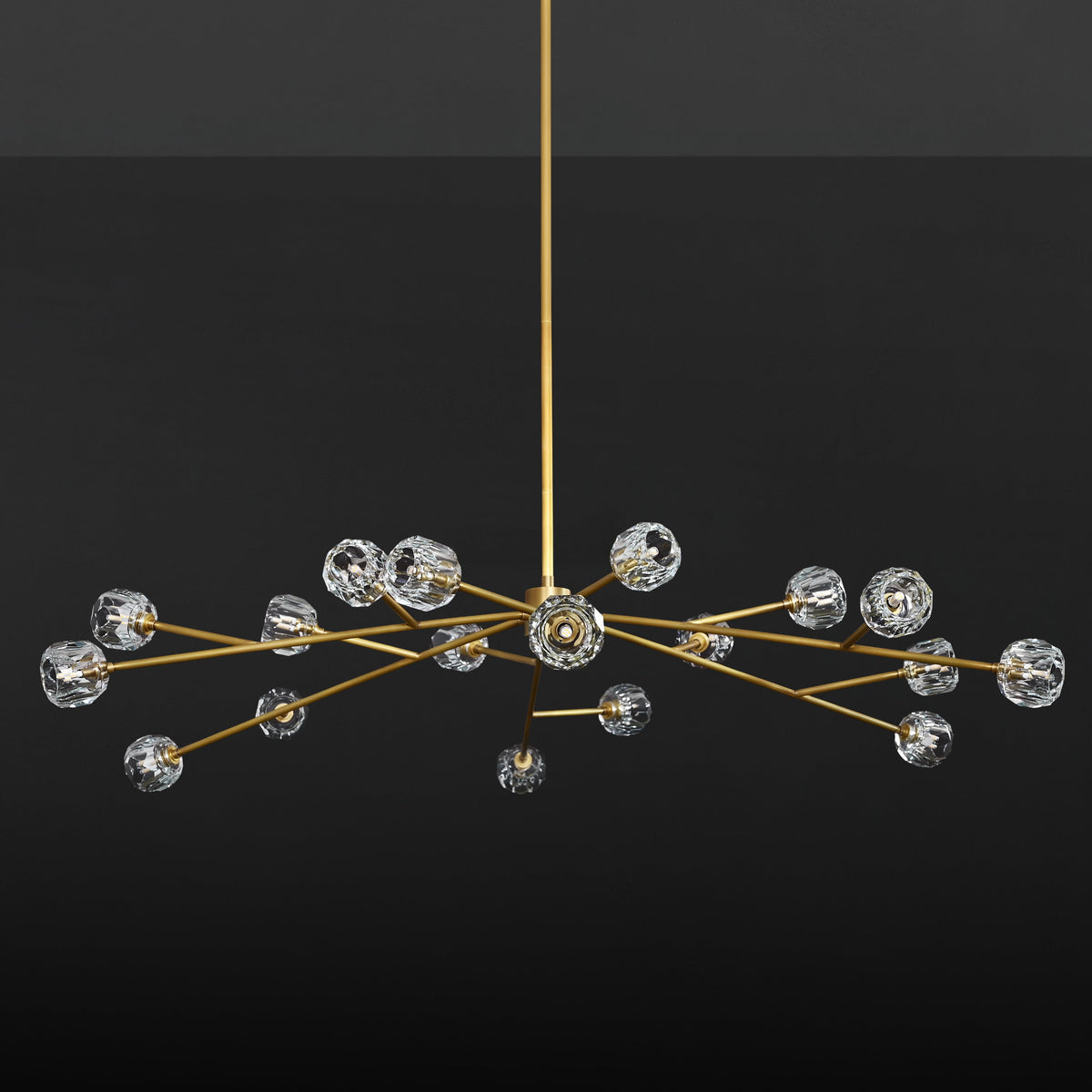 Lumerae 72 Inch Sputnik Globe Crystal Chandelier