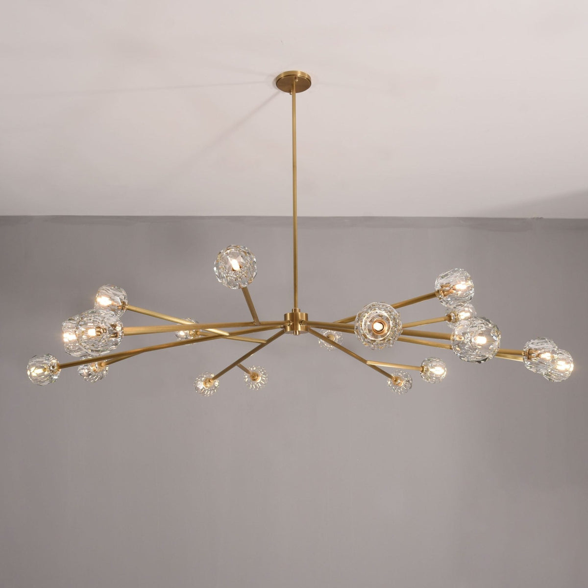 Lumerae 72 Inch Sputnik Globe Crystal Chandelier