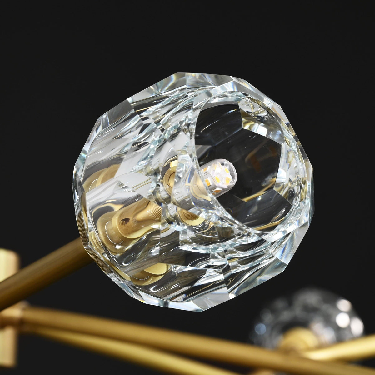 Lumerae 72 Inch Sputnik Globe Crystal Chandelier