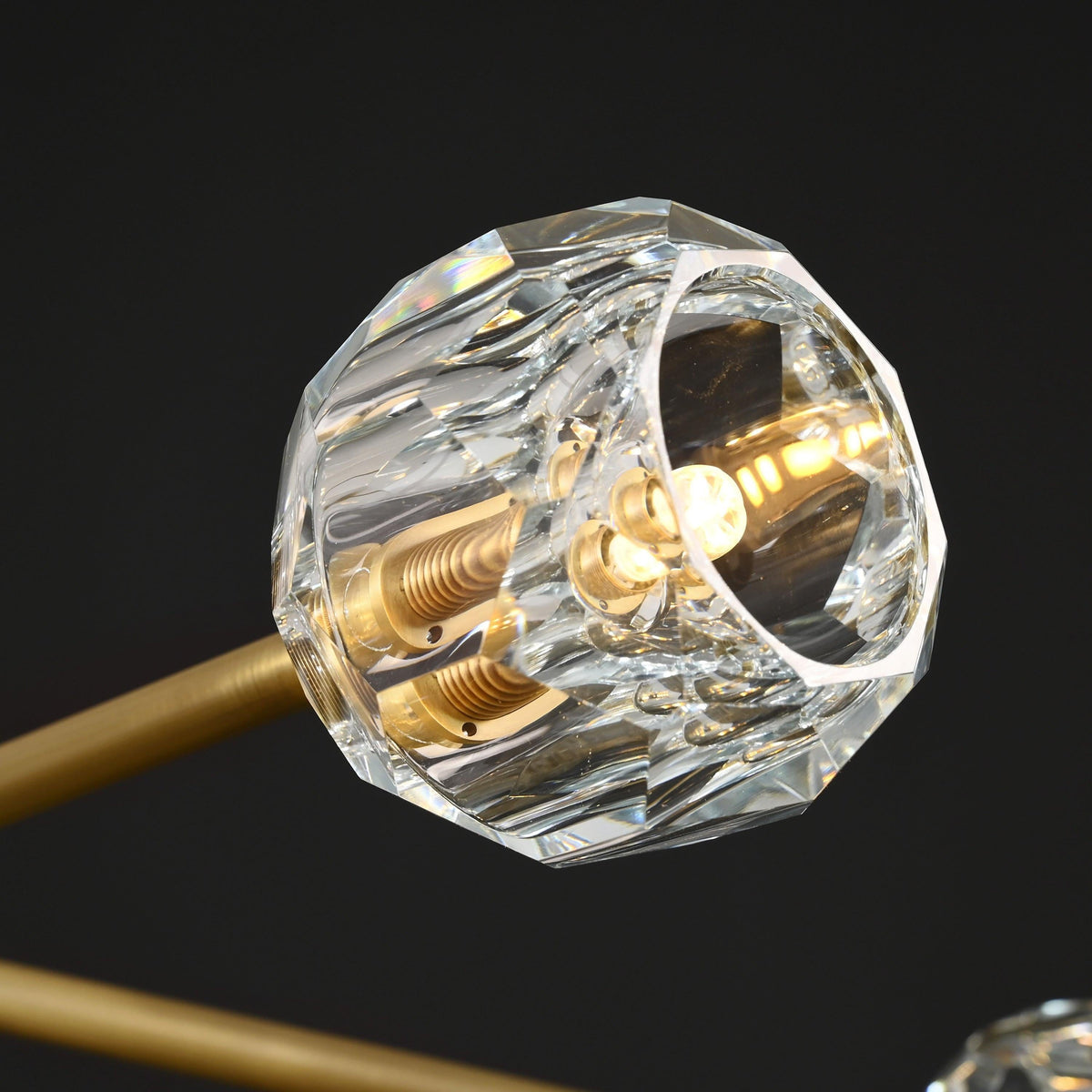 Lumerae 72 Inch Sputnik Globe Crystal Chandelier