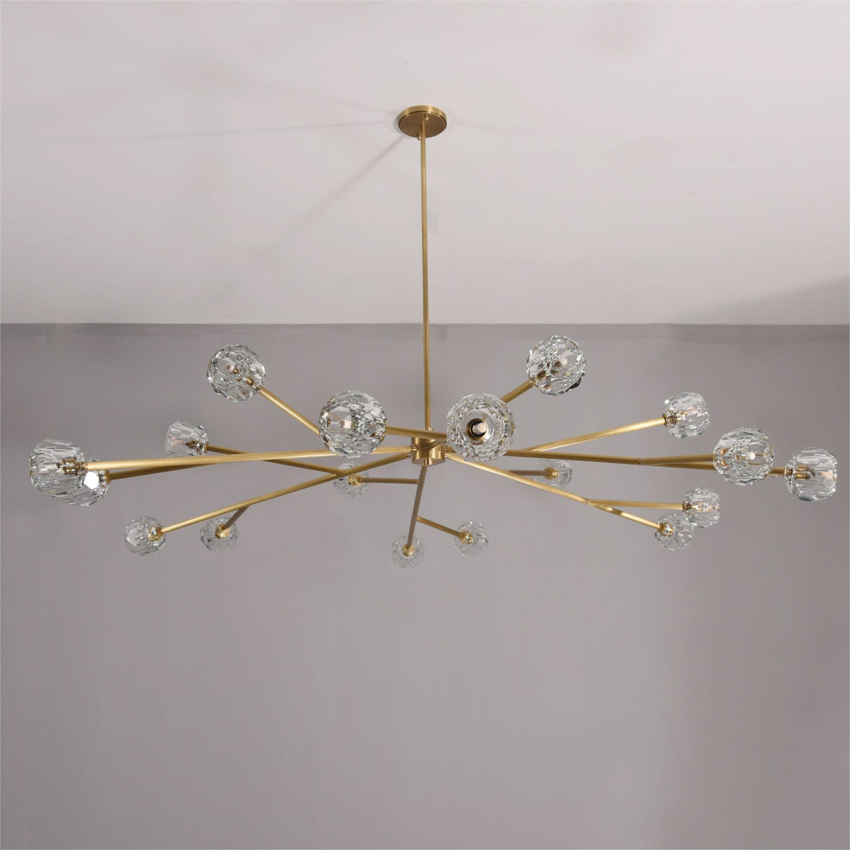 Lumerae 72 Inch Sputnik Globe Crystal Chandelier