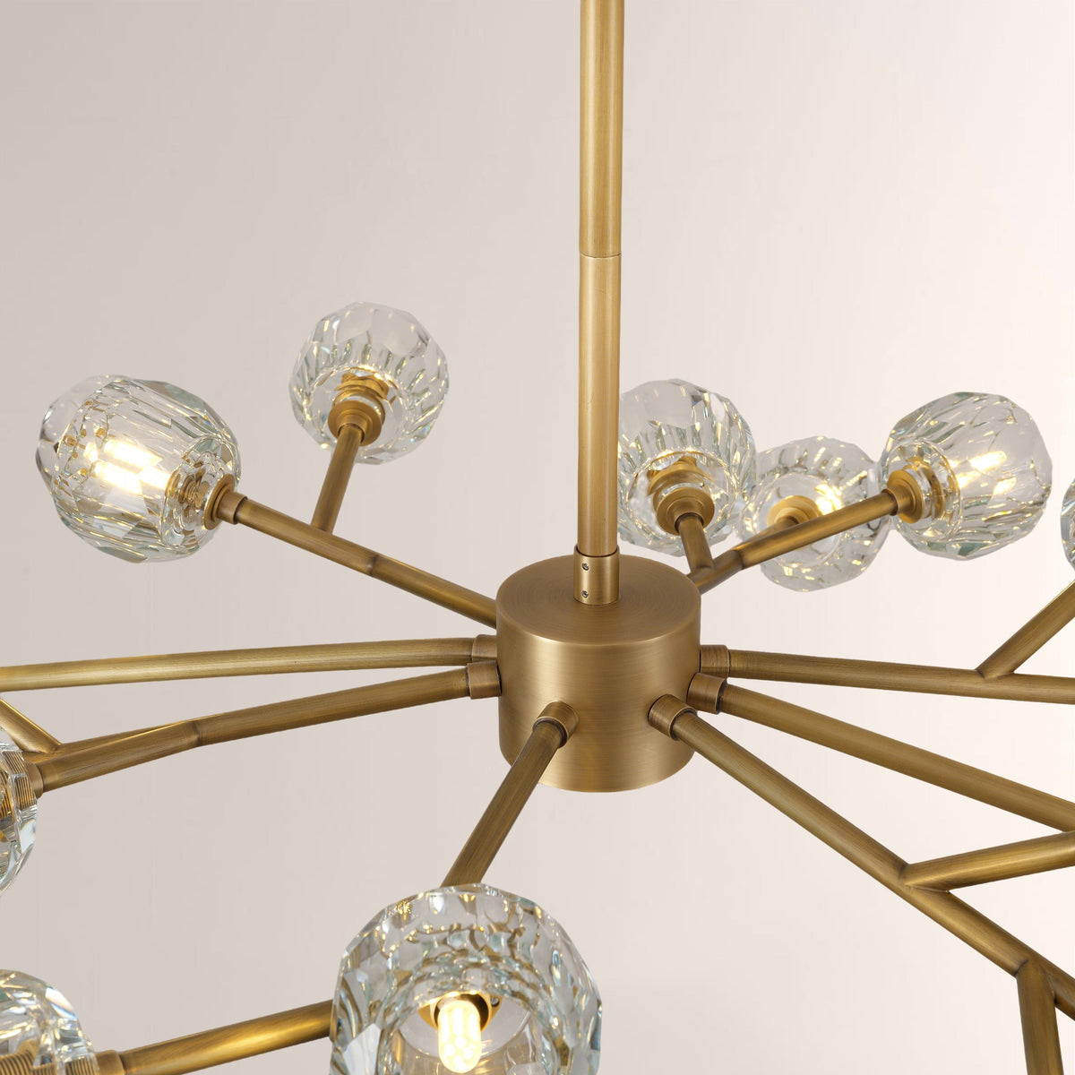 Lumerae 72 Inch Oval Sputnik Globe Crystal Chandelier