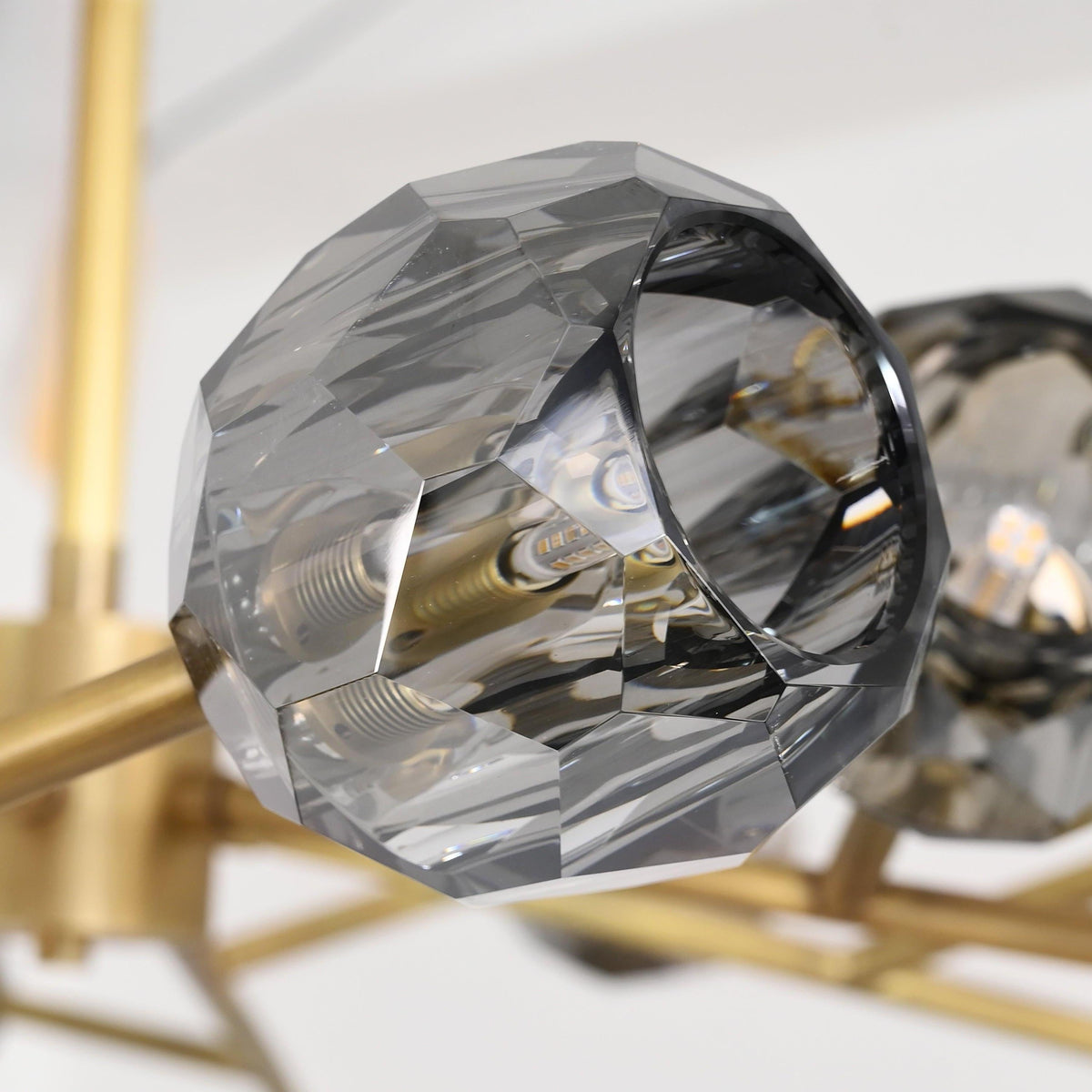 Lumerae 60 Inch Sputnik Globe Smoked Crystal Chandelier