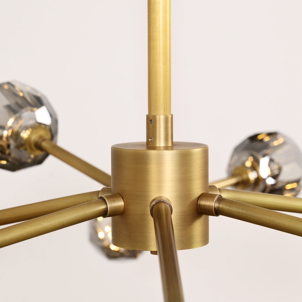 Lumerae 72 Inch Sputnik Globe Smoked Crystal Chandelier