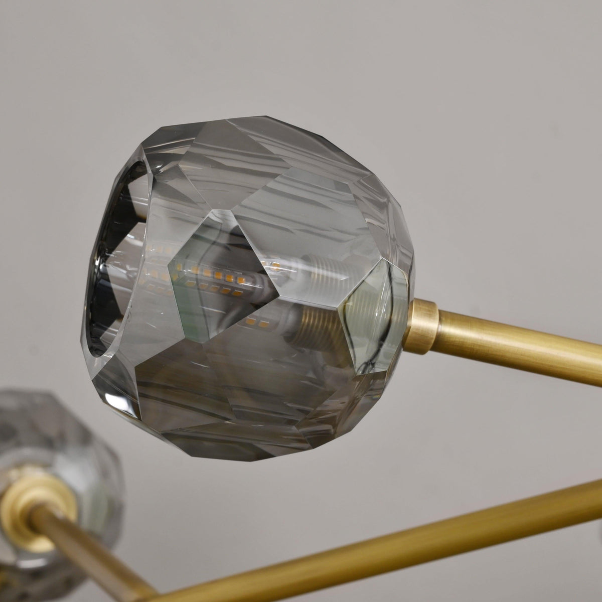 Lumerae 72 Inch Sputnik Globe Smoked Crystal Chandelier