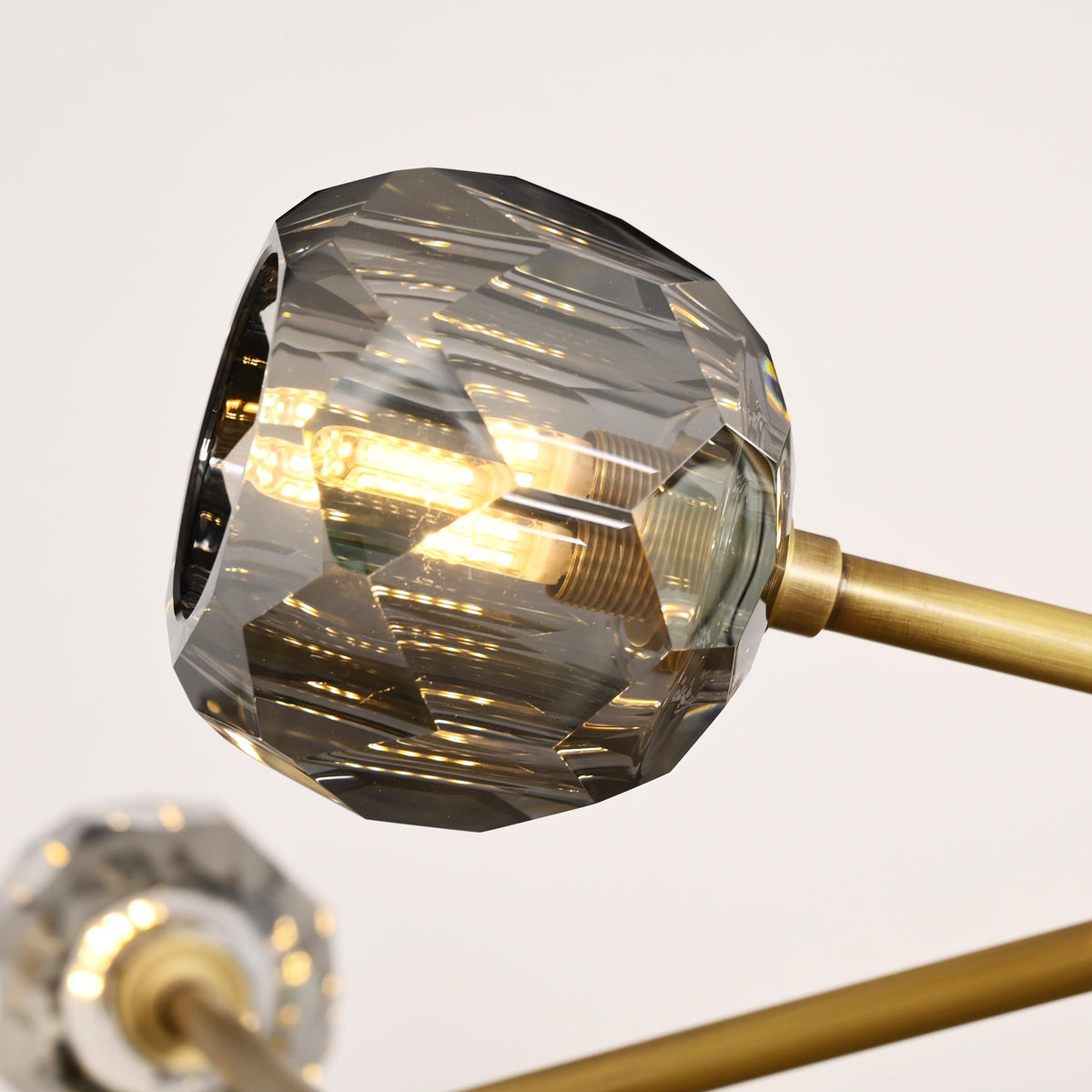 Lumerae 72 Inch Sputnik Globe Smoked Crystal Chandelier