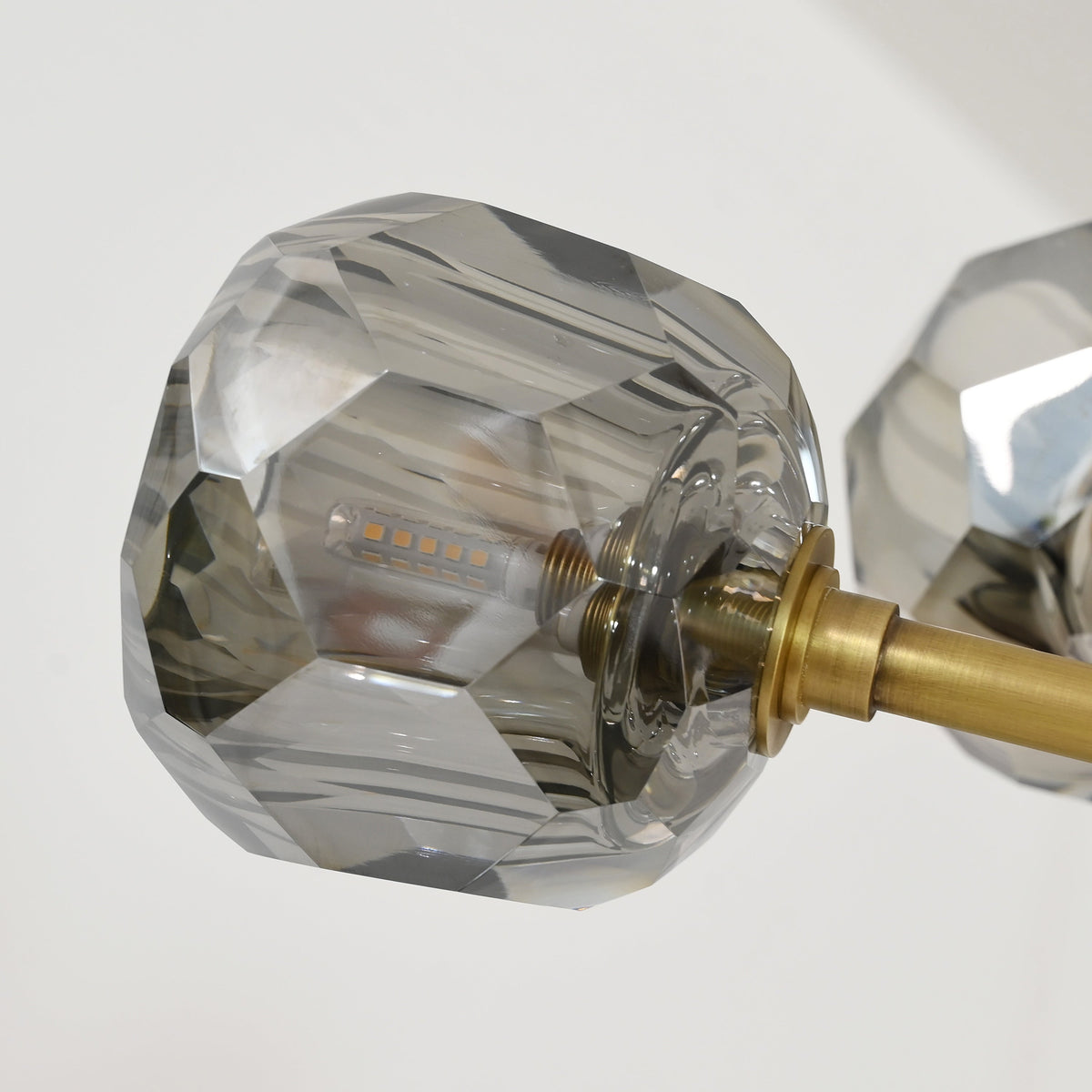 Lumerae 36 Inch Sputnik Globe Smoked Crystal Chandelier