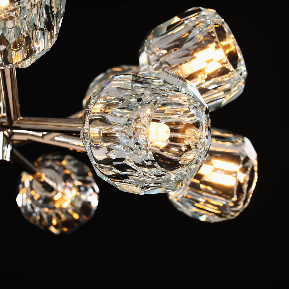 Lumerae 24 Inch Sputnik Globe Crystal Chandelier