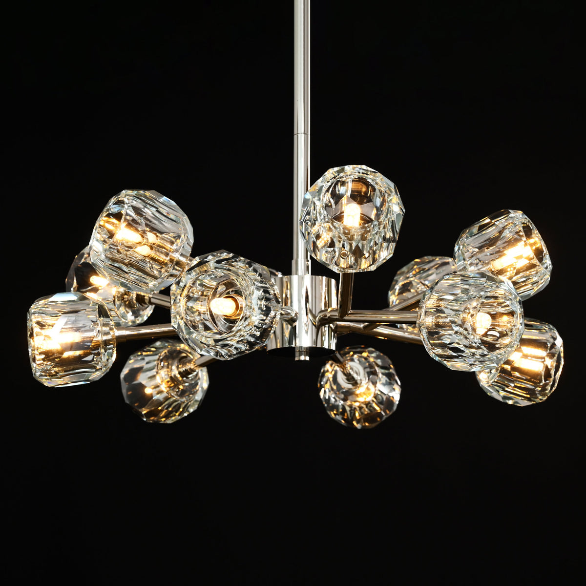 Lumerae 24 Inch Sputnik Globe Crystal Chandelier