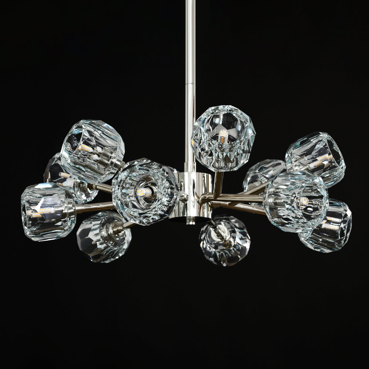 Lumerae 24 Inch Sputnik Globe Crystal Chandelier