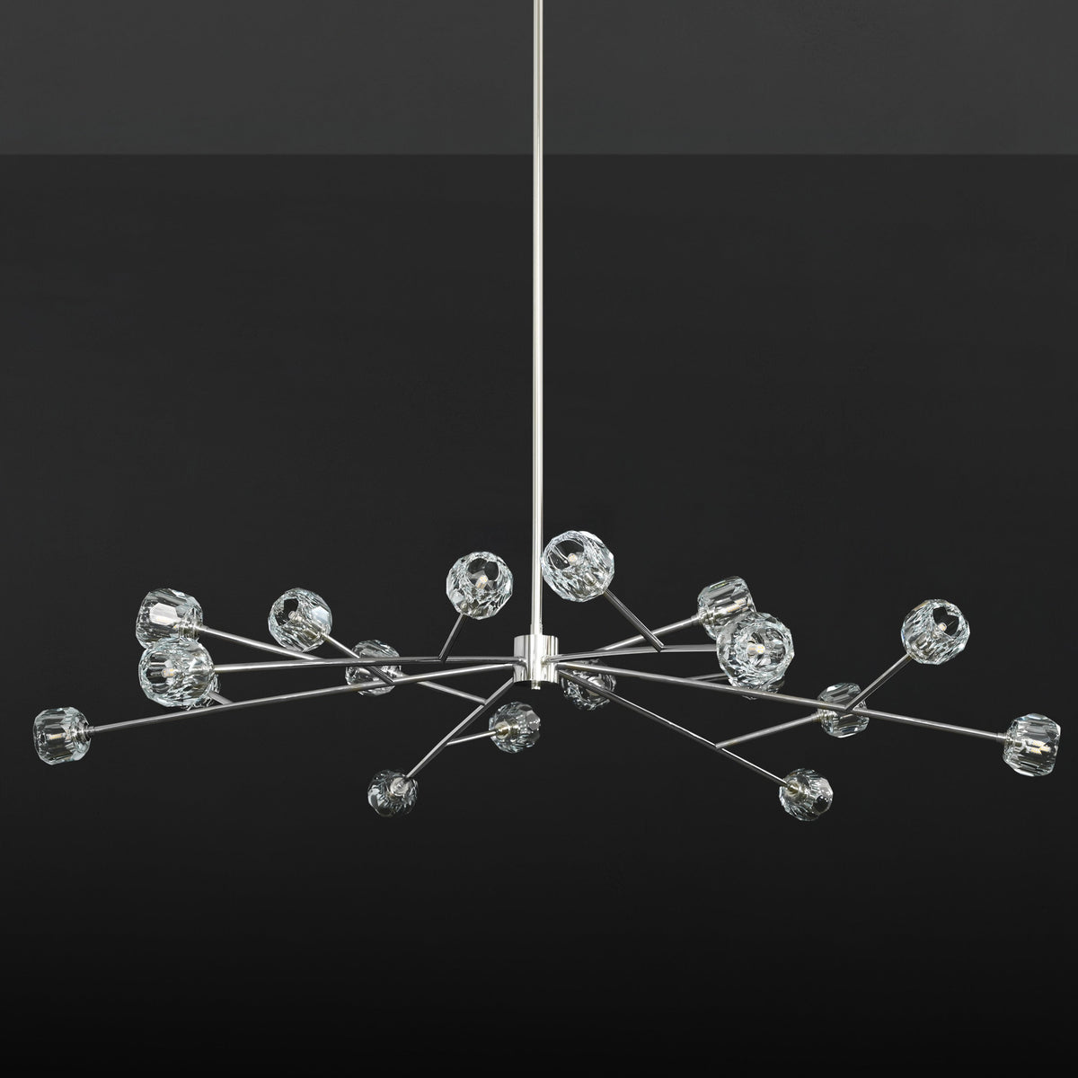 Lumerae 72 Inch Sputnik Globe Crystal Chandelier
