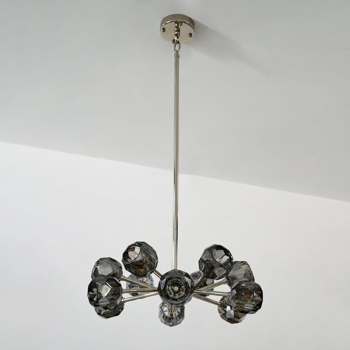 Lumerae 24 Inch Sputnik Globe Smoked Crystal Chandelier