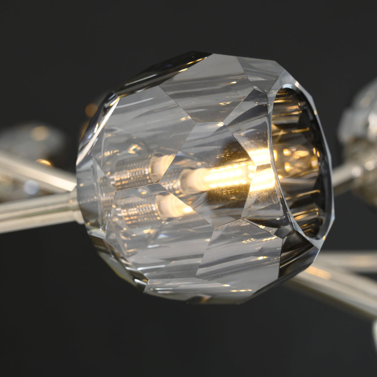 Lumerae 60 Inch Sputnik Globe Smoked Crystal Chandelier
