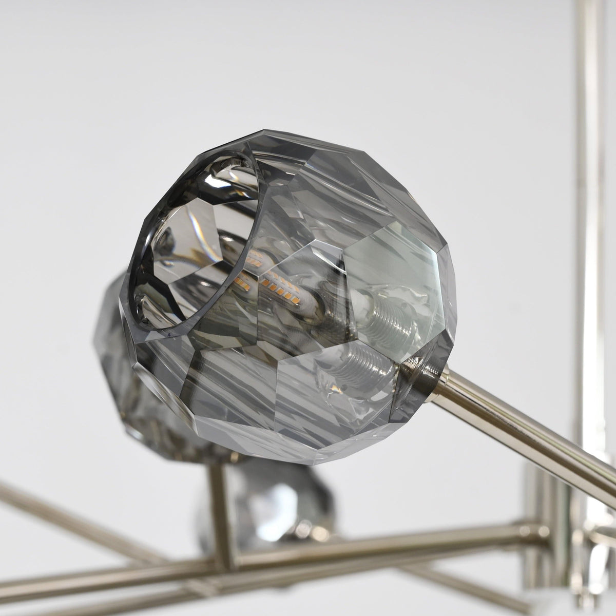 Lumerae 72 Inch Sputnik Globe Smoked Crystal Chandelier