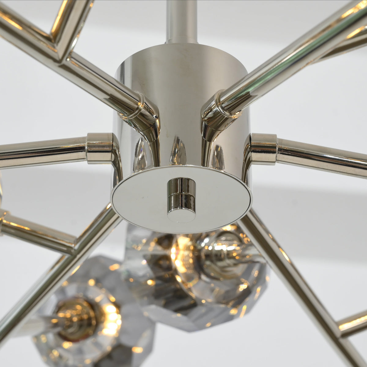 Lumerae 36 Inch Sputnik Globe Smoked Crystal Chandelier
