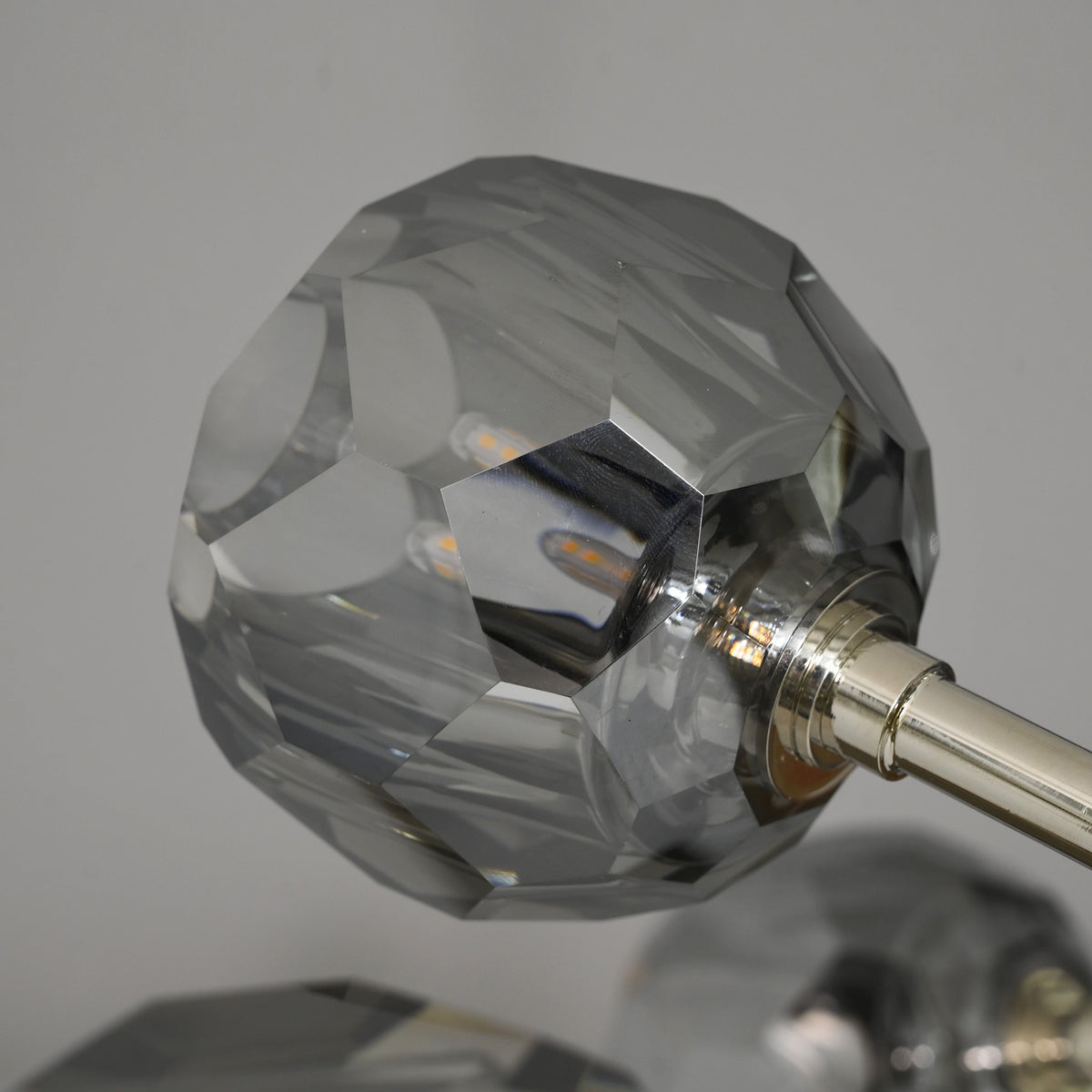 Lumerae 36 Inch Sputnik Globe Smoked Crystal Chandelier