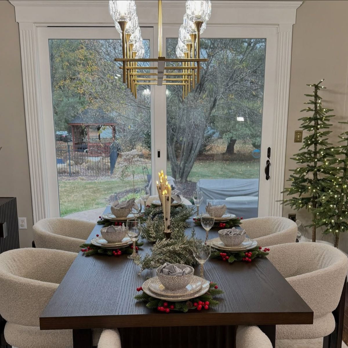 Lumerae 60 Inch Globe Smoked Crystal Double Linear Chandelier