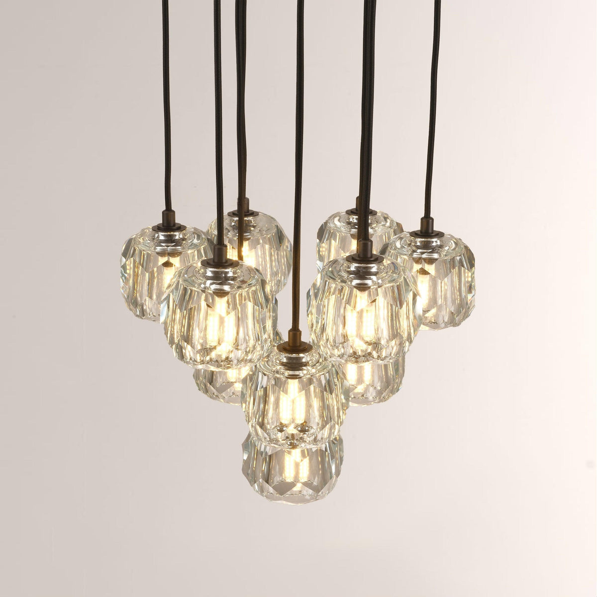 Lumerae 14 Inch Globe Crystal Cascading Chandelier
